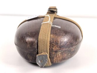 Feldflasche Wehrmacht, Tropenausführung, guter Gesamtzustand