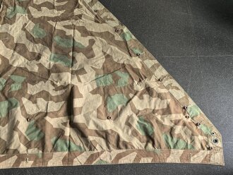 Zeltbahn 31 Wehrmacht. Ein Riss, sonst guter Zustand, Reichsbetriebsnummer