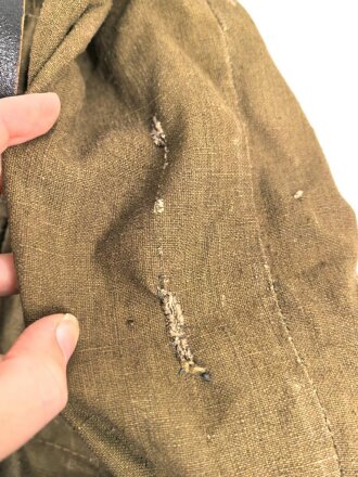 Rucksack für Gebirgstruppen der Wehrmacht. Gebraucht, Trageriemen alt modifiziert