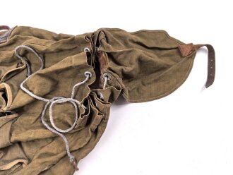 Rucksack für Gebirgstruppen der Wehrmacht. Gebraucht, Trageriemen alt modifiziert