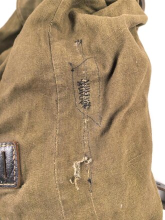 Rucksack für Gebirgstruppen der Wehrmacht. Gebraucht, Trageriemen alt modifiziert