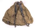 Rucksack für Gebirgstruppen der Wehrmacht. Gebraucht, Trageriemen alt modifiziert