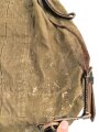 Rucksack für Gebirgstruppen der Wehrmacht. Gebraucht, Trageriemen alt modifiziert