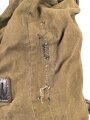 Rucksack für Gebirgstruppen der Wehrmacht. Gebraucht, Trageriemen alt modifiziert