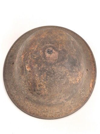 Großbritannien 2. Weltkrieg, Stahlhelm in gutem Gesamtzustand, das Innenfutter datiert 1943