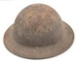 Großbritannien 2. Weltkrieg, Stahlhelm in gutem Gesamtzustand, das Innenfutter datiert 1943