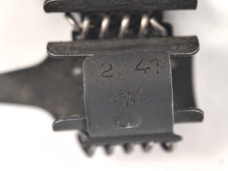 50 Schuss Gurt MG34/42 der Wehrmacht. Datiert 2/41