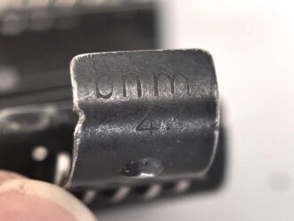 50 Schuss Gurt MG34/42 der Wehrmacht. Hersteller ohm44