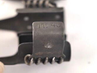 50 Schuss Gurt MG34/42 der Wehrmacht. Datiert 11/40