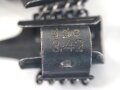 50 Schuss Gurt MG34/42 der Wehrmacht. Hersteller ddc datiert 4/42
