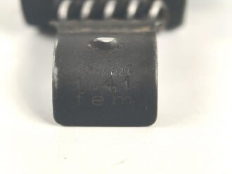 50 Schuss Gurt MG34/42 der Wehrmacht. Hersteller fem datiert 1/41