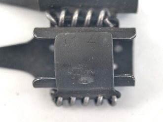50 Schuss Gurt MG34/42 der Wehrmacht. Datiert 11/40