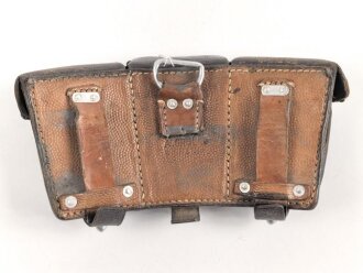 Patronentasche zum K98 Wehrmacht ( für 6 Ladestreifen) Gebraucht, Hersteller aus Wien, datiert 1938