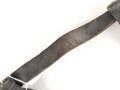 Wehrmacht, Beutel für Gewehrgranaten . Dunkelblaues, ungebrauchtes Stück mit Lagerspuren, ungereinigt, datiert 1942