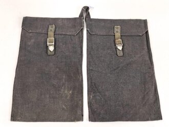 Wehrmacht, Beutel für Gewehrgranaten . Dunkelblaues, ungebrauchtes Stück mit Lagerspuren, ungereinigt
