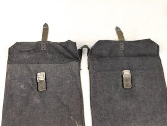 Wehrmacht, Beutel für Gewehrgranaten . Dunkelblaues, ungebrauchtes Stück mit Lagerspuren, ungereinigt