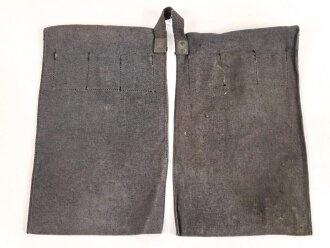 Wehrmacht, Beutel für Gewehrgranaten . Dunkelblaues, ungebrauchtes Stück mit Lagerspuren, ungereinigt