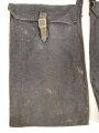 Wehrmacht, Beutel für Gewehrgranaten . Dunkelblaues, ungebrauchtes Stück mit Lagerspuren, ungereinigt