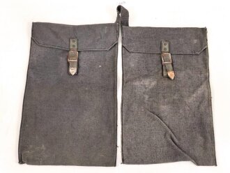 Wehrmacht, Beutel für Gewehrgranaten . Dunkelblaues, ungebrauchtes Stück mit Lagerspuren, ungereinigt