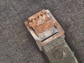Wehrmacht, Beutel für Gewehrgranaten . Dunkelblaues, ungebrauchtes Stück mit Lagerspuren, ungereinigt