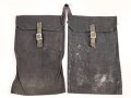 Wehrmacht, Beutel für Gewehrgranaten . Dunkelblaues, ungebrauchtes Stück mit Lagerspuren, ungereinigt