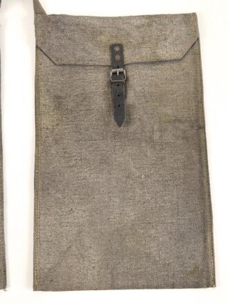 Wehrmacht, Beutel für Gewehrgranaten . Graues, ungebrauchtes Stück mit Lagerspuren, ungereinigt