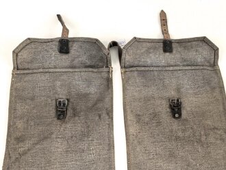 Wehrmacht, Beutel für Gewehrgranaten . Graues, ungebrauchtes Stück mit Lagerspuren, ungereinigt