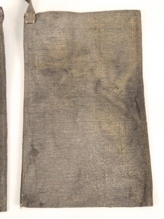 Wehrmacht, Beutel für Gewehrgranaten . Graues, ungebrauchtes Stück mit Lagerspuren, ungereinigt