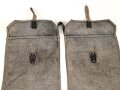 Wehrmacht, Beutel für Gewehrgranaten . Graues, ungebrauchtes Stück mit Lagerspuren, ungereinigt