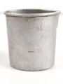 Trinkbecher für Parteiverbände aus Aluminium ( KEIN Becher für die Feldflasche) , Hersteller RZM M6/4/38