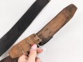 Feuerwehr, Koppel für Mannschaften. Das Schloss Eisen lackiert , Länge des Koppelriemen 107cm. Alter unbekannt