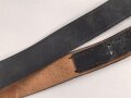 Feuerwehr, Koppel für Mannschaften. Das Schloss Eisen lackiert , Länge des Koppelriemen 88cm. Alter unbekannt