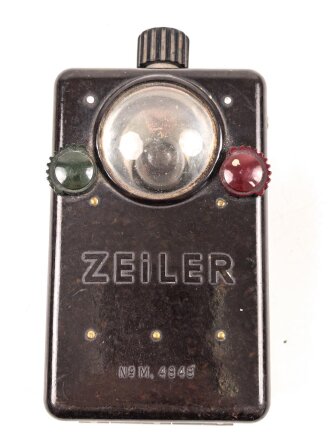Taschenlampe aus Pressmasse "Zeiler No.M. 4848"...