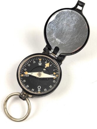 Marschkompass Wehrmacht, frühes Stück, Hersteller Busch