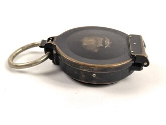 Marschkompass Wehrmacht, frühes Stück, Hersteller Busch