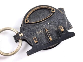 Marschkompass Wehrmacht, frühes Stück, Hersteller Busch