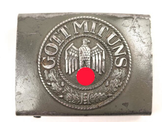 Heer, Koppelschloss für Mannschaften. Eisen lackiert