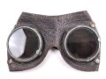 Allgemeine Schutzbrille Wehrmacht, braunes Kunstleder, getönte Gläser