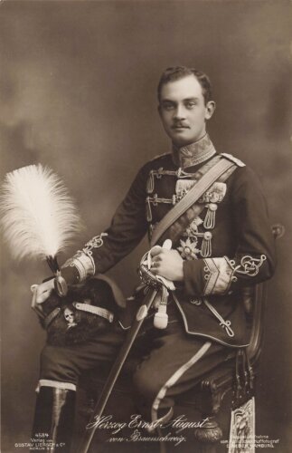 1. Weltkrieg, Ansichtskarte "Herzog Ernst August von Braunschweig"