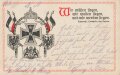 1. Weltkrieg, Ansichtskarte "Wir müssen siegen, wir wollen siegen und wir werden siegen - Rupprecht, Kronprinz von Bayern"