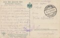 1. Weltkrieg, Ansichtskarte "Das deutsche Heer - Bombensicherer Unterstand"