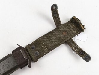 U.S. Army , scabbard M8, well used, modified