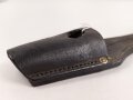 Koppelschuh zum Seitengewehr M84/98 für k98 der Wehrmacht. Hersteller aus Nürnberg, datiert 1938. Leder trocken