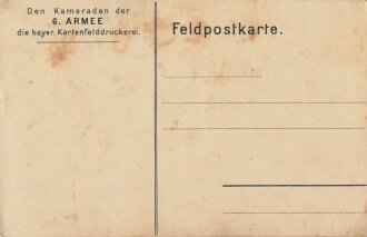 1. Weltkrieg, Ansichtskarte "2. Feldweihnacht...