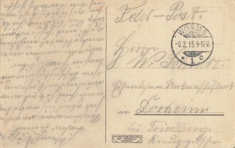 1. Weltkrieg, Ansichtskarte "Kaserne des Inf.-Regt....