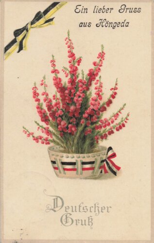 1. Weltkrieg, Ansichtskarte "Deutscher Gruß"