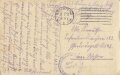 1. Weltkrieg, Ansichtskarte "Fritz Reuter Zelle - Gruß aus Graudenz"
