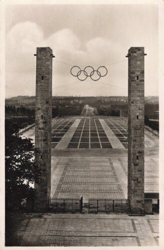 Ansichtskarte "Olympia Reichssportfeld - Blick von...