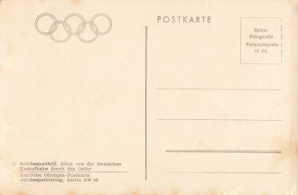 Ansichtskarte "Olympia Reichssportfeld - Blick von...