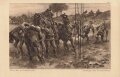 1. Weltkrieg, Ansichtskarte "Reiterei im Fussgefecht - Gemälde von A. Hoffmann"